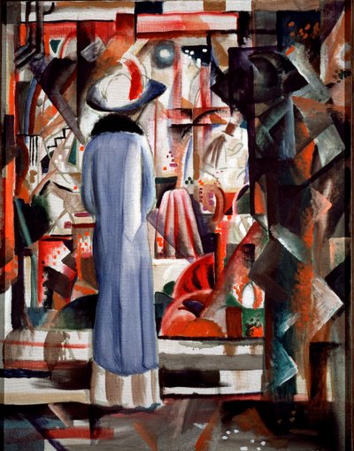 Grande vitrine illuminée - August Macke