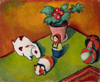 Les Jouets de Petit Walter - August Macke