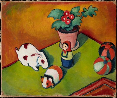 Les jouets de Little Walter - August Macke