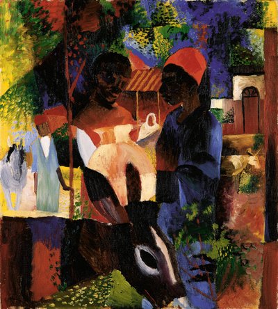 Marché à Tunis - August Macke