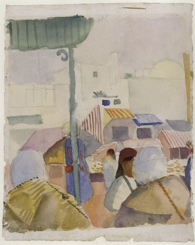 Marché à Tunis II, 1914 - August Macke