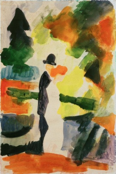 Couple dans le parc - August Macke