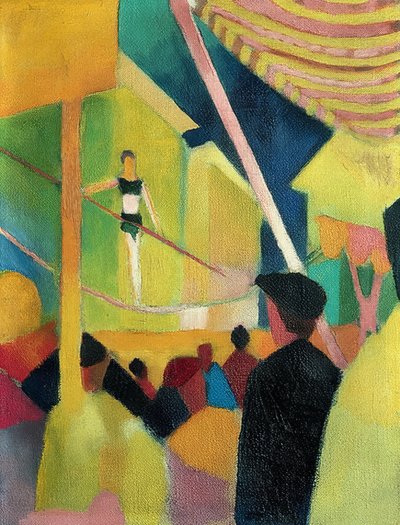 La funambule. Vers 1913 - August Macke