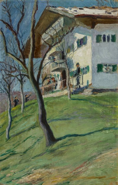 Notre petite maison à Tegernsee - August Macke