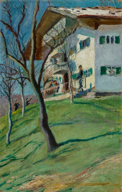 Notre petite maison à Tegernsee - August Macke