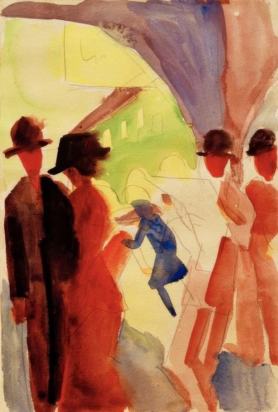 Sous les arcades à Thoune I - August Macke