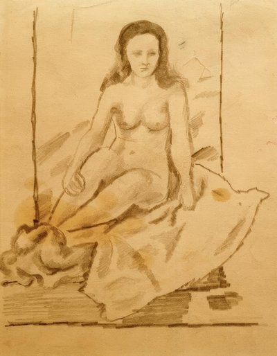Nu féminin 70 - August Macke