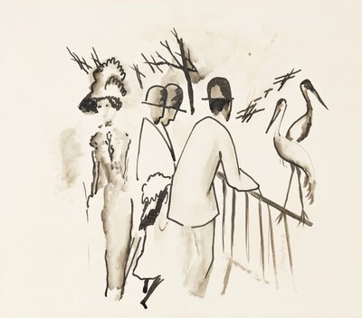 Jardin zoologique II, 1912 - August Macke