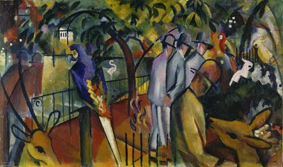 Jardin zoologique I, 1912 - August Macke