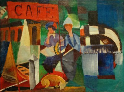Deux dames au café - August Macke