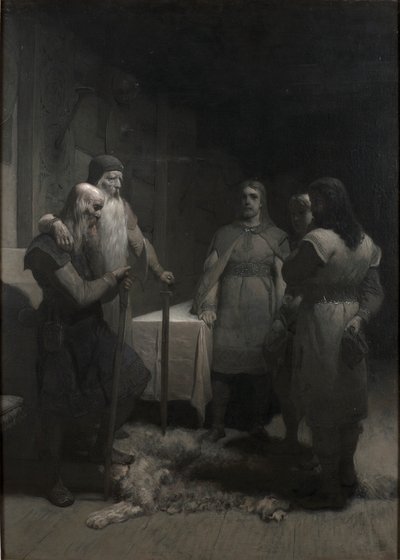 Saga de Frithiof: Roi Bele et Thorsten Vikingsson, 1880s - August Malmström