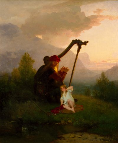 Le roi Heimer et Aslog, 1856 - August Malmström