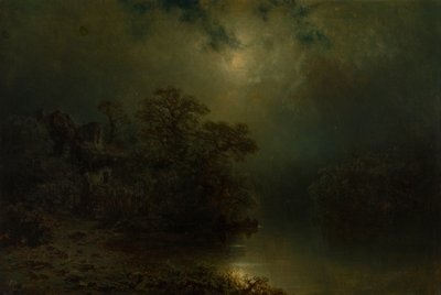 Nuit au clair de lune - August Piepenhagen