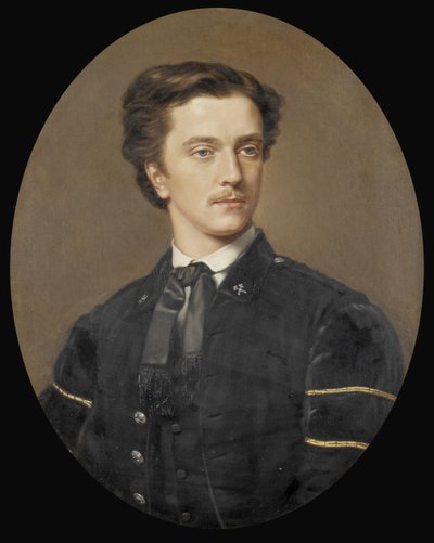 August Prinzhofer Portrait écuyer - August Prinzhofer