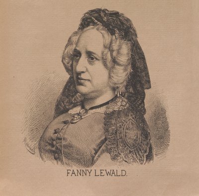 Écrivain Fanny Lewald 1811-1889, 1879 - August Schubert