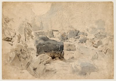 Ruisseau de montagne - August Seidel