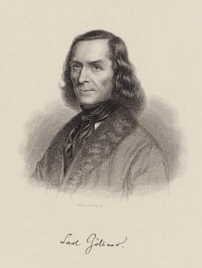 Portrait du compositeur Carl Friedrich Zöllner 1800-1860, vers 1850 - August Weger