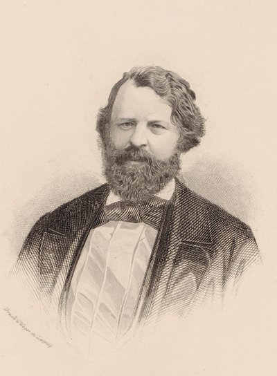 Portrait du violoniste et compositeur Joseph Joachim 1831-1907 - August Weger
