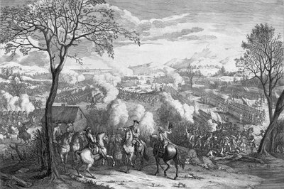 La bataille de Culloden le 16 avril 1746, gravée par Luke Sullivan, vers 1746 - August von Heckel