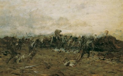 Après la bataille - August von Pettenkofen