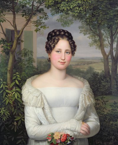 Portrait de Frau Horstmann, 1822 - August von der Embde