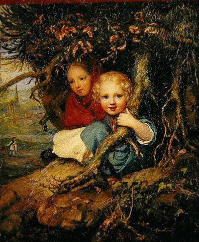 Deux Enfants sous les Racines d