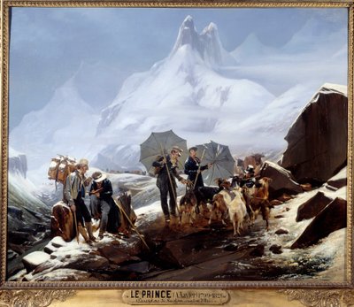 Paysage de Susten (Alpes suisses) - Auguste Xavier Leprince