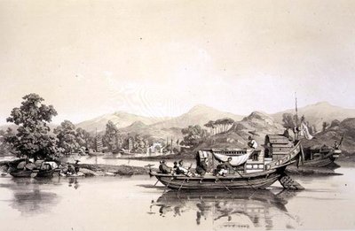 Bateau de ferry chinois entre les douanes de Tchynay et Canton, planche 18 de 