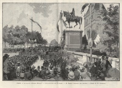 Paris - Discours de M. Darlot lors de l