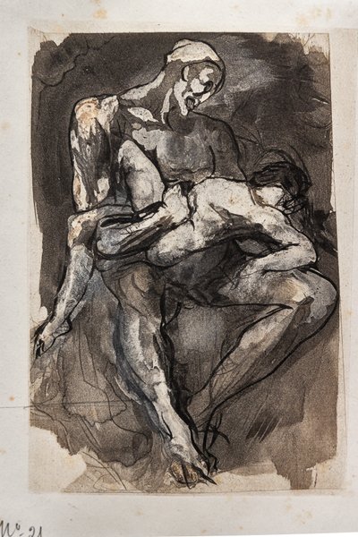 Le comte Ugolino en prison - Auguste (after) Rodin