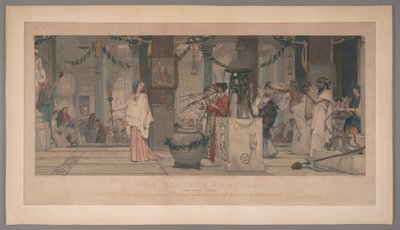 Le festival des vendanges : Rome antique - Auguste Blanchard