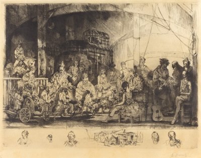 Cirque Frattelini - Auguste Brouet