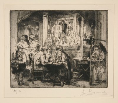 Le Café - Auguste Brouet
