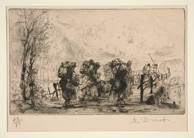 Mitrailleurs belges - Auguste Brouet