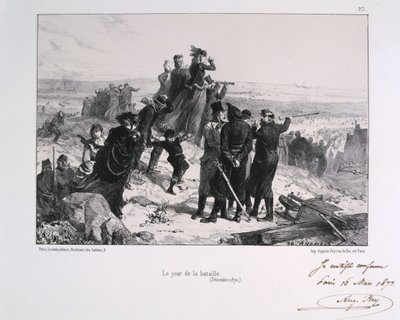 Le Jour de la Bataille, Siège de Paris, Guerre franco-prussienne, 1870-1871 - Auguste Bry