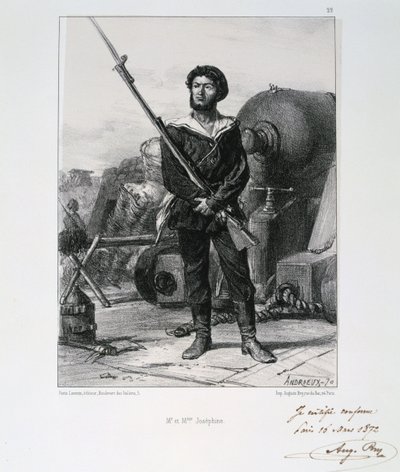 M et Mme Joséphine, Siège de Paris, Guerre franco-prussienne, 1870 1872 - Auguste Bry