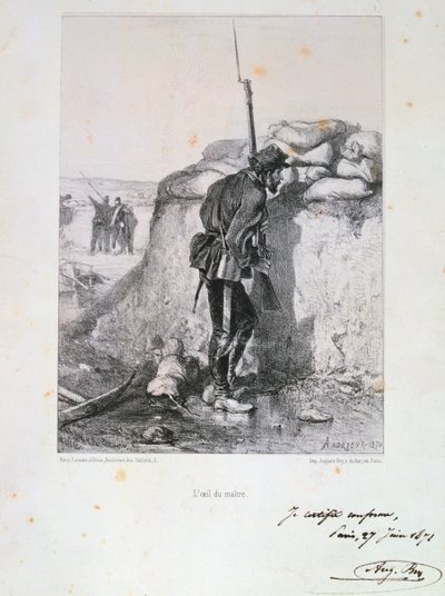 Siège de Paris, guerre franco-prussienne, 1870-1871 - Auguste Bry