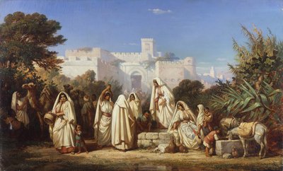 Le puits de la Casbah à Tanger - Auguste Delacroix