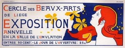 Exposition des Beaux-Arts à Liège, vers 1895 - Auguste Donnay