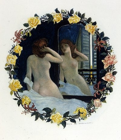 Illustration de Auguste François Gorguet (1862 - 1927) pour "Le Lys rouge" d