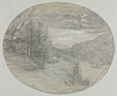 Paysage, 1800s - Auguste Francois Ravier