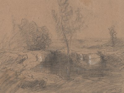 Paysage, vers 1853-65 - Auguste Francois Ravier