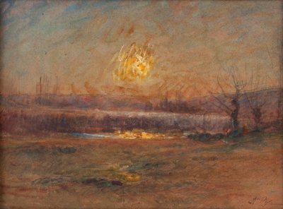 Coucher de soleil sur l
