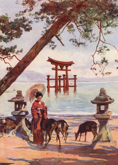 Le Torii de Miyajima, Japon - Auguste Gerardin