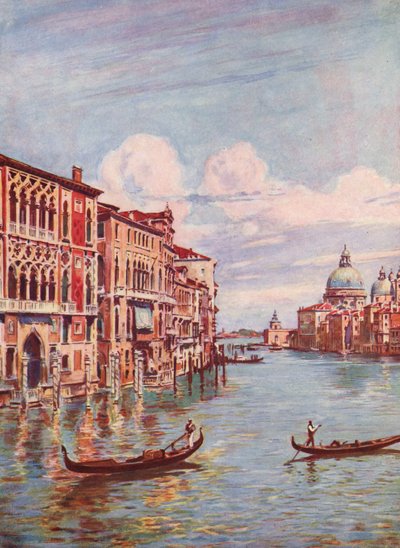 Venise, Le Grand Canal, Italie - Auguste Gerardin