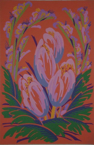 Motif de design floral de 
