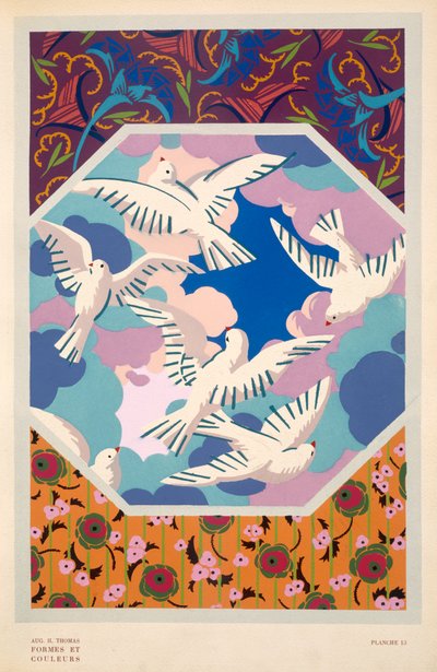 Motifs Décoratifs, Planche 13, 1922 - Auguste H. Thomas