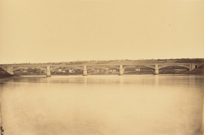 Embranchement de Givors a Chasse, Viaduc sur le Rhone - Auguste Hippolyte Collard