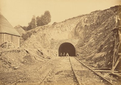 Entrée du Souterrain de Sauvage, Côté de Paris - Auguste Hippolyte Collard