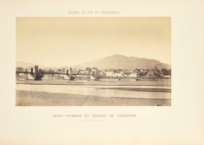 Saint-Thibaud et Coteau de Sancerre, Vue Prise du Chemin der Fer - Auguste Hippolyte Collard